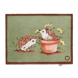 Hedgehog Friends Washable Doormat 1