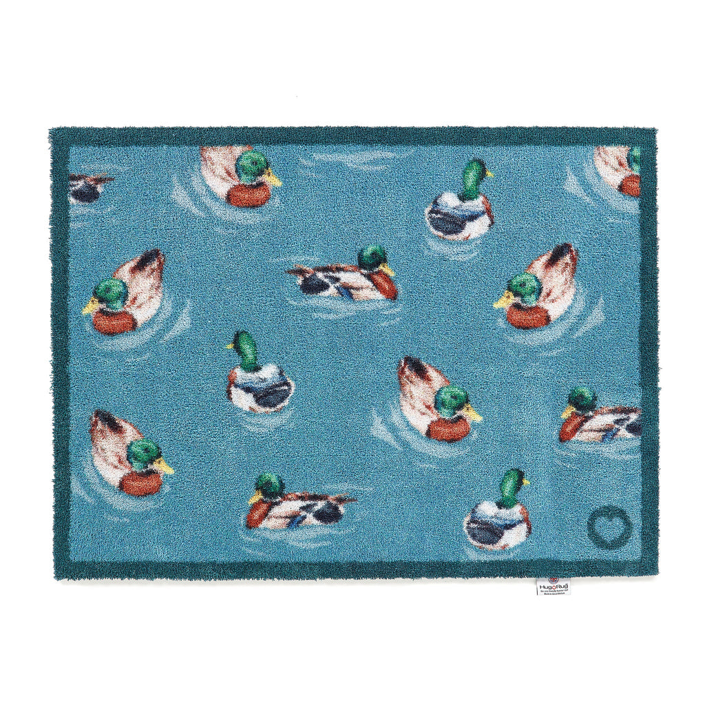 Swimming Ducks Washable Doormat 1