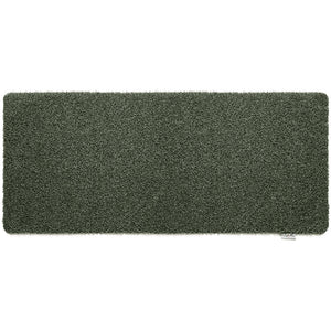 Plain Fleck Sage Green Runner- a 100% recycled material runner in a solid green colour.