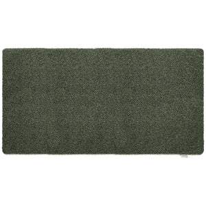 Plain Fleck Sage Green Runner- a 100% recycled material runner in a solid green colour.