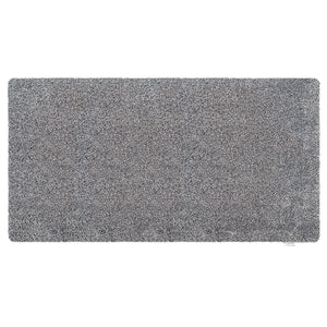 Plain Fleck Light Grey Runner- a 100% recycled material runner in a blend of mid grey, light grey, black, and white flecks.