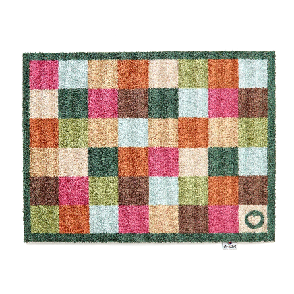 Allsorts Check Washable Doormat 1
