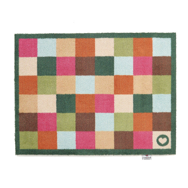 Allsorts Check Washable Doormat 1