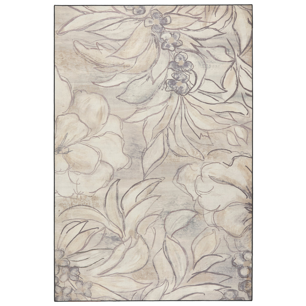 Hug Rug Art Floral Washable Rug