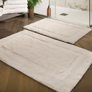 Bamboo Border Cream Bathmat