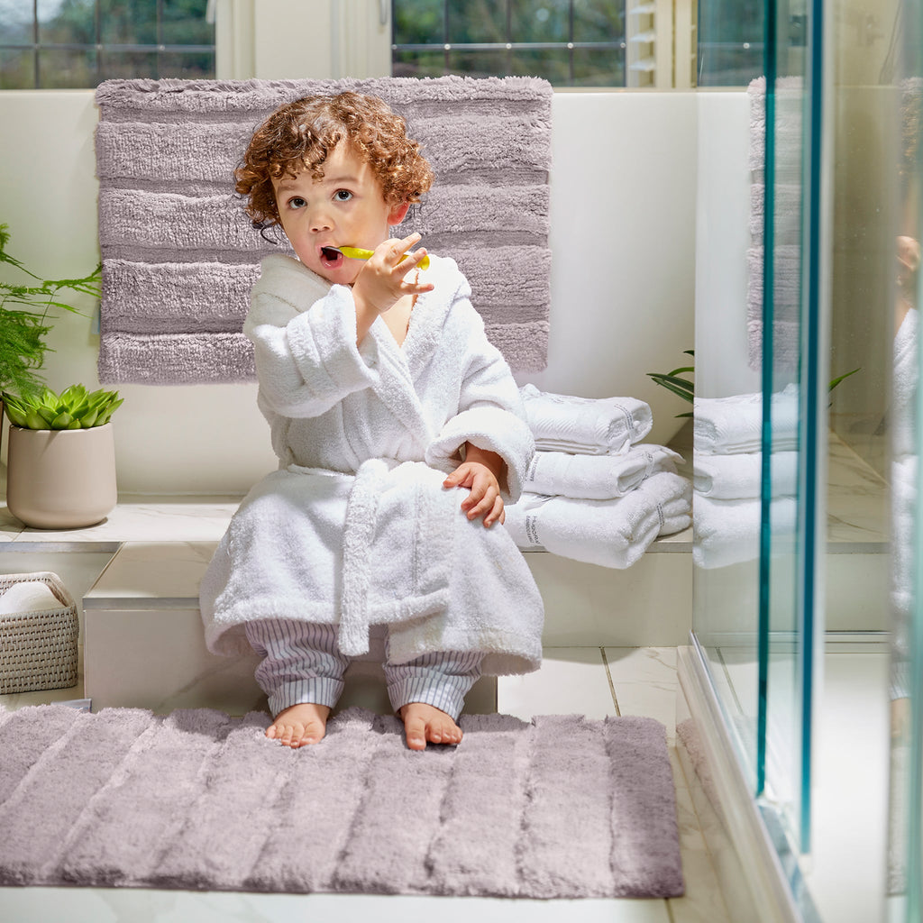 Bamboo Stripe Lavender Bathmat 2