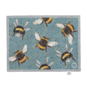 Bee 3 Charity Washable Doormat 1