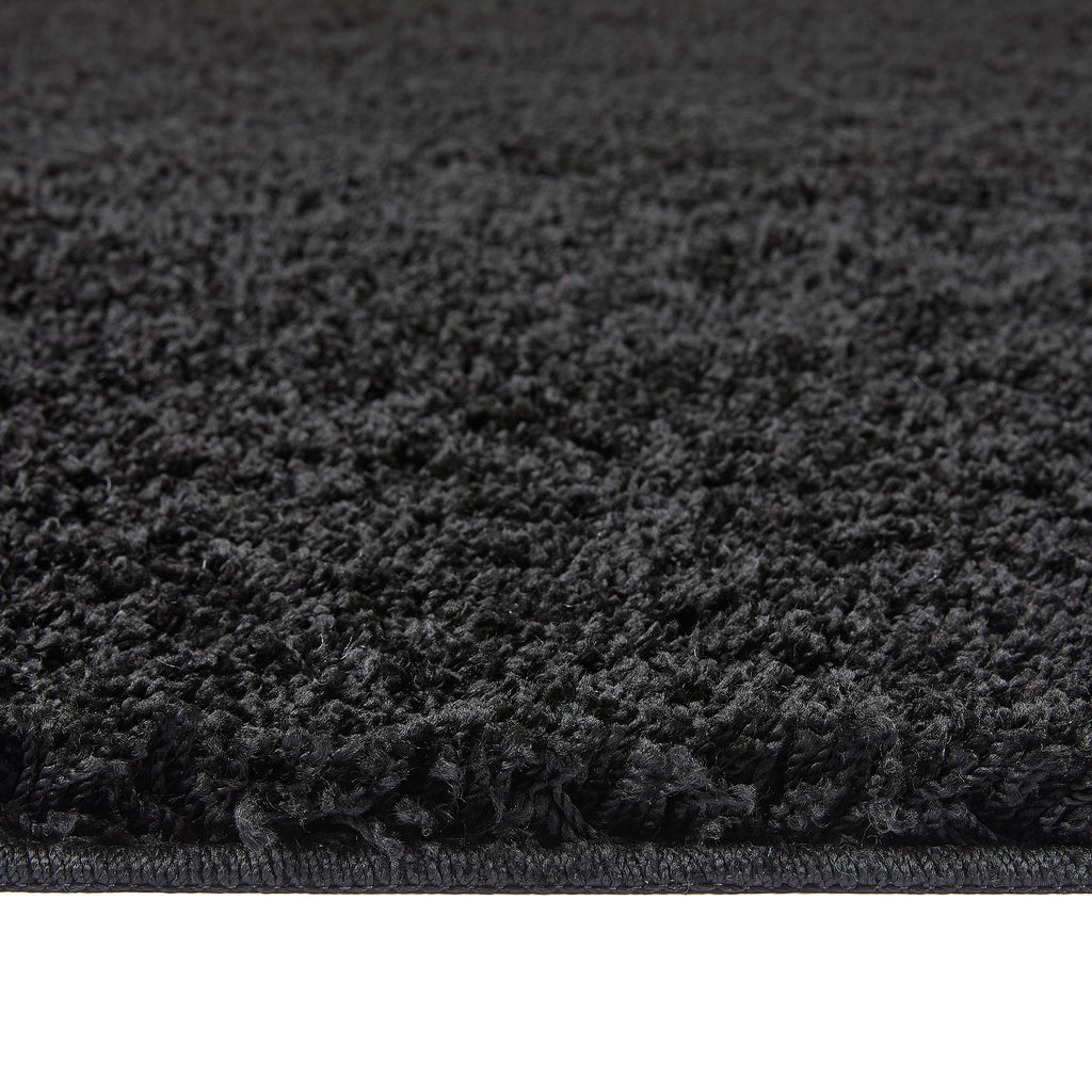 My Rug Washable in  Black Pile Height