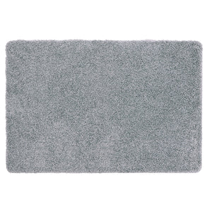 My Blue Fleck Rug – a washable rug in lighter and darker shades of silvery blue.