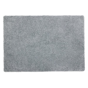 My Blue Fleck Rug – a washable rug in lighter and darker shades of silvery blue.