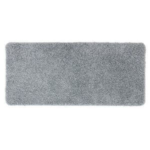 My Blue Fleck Rug – a washable rug in lighter and darker shades of silvery blue.