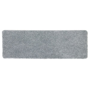 My Blue Fleck Rug – a washable rug in lighter and darker shades of silvery blue.