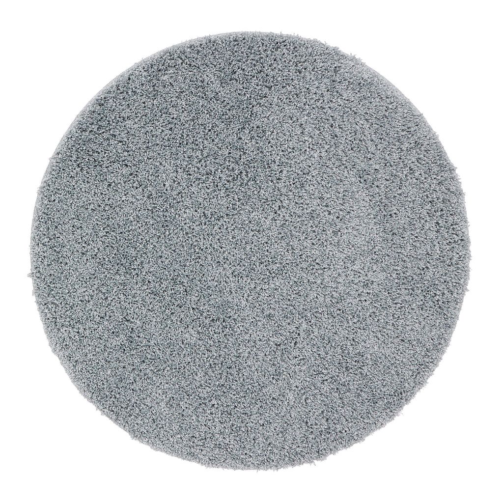 My Blue Fleck Rug – a washable rug in lighter and darker shades of silvery blue.