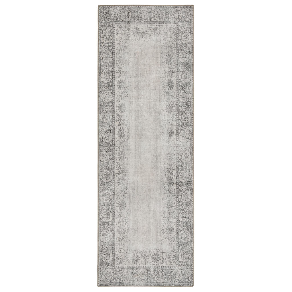 Brocade Border Eco-Washable Rug Runner