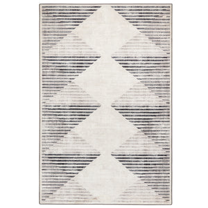 Hug Rug Chevron Charcoal Washable Rug