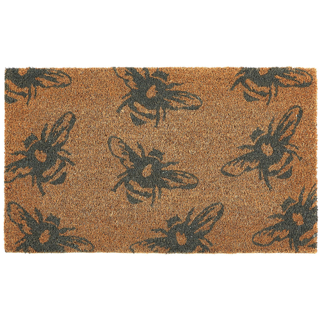 Printed Coir Buzzy Bees Doormat