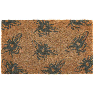 Printed Coir Buzzy Bees Doormat