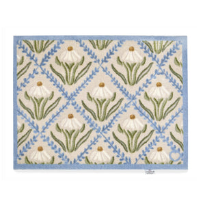 Daisy Trellis Washable Doormat 1