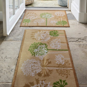 Dandelions Beige Washable Doormat 5
