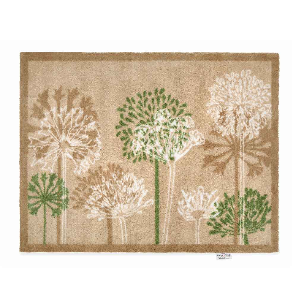 Dandelions Beige Washable Doormat 1