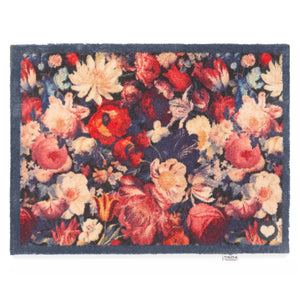 Dark Florals Washable Doormat