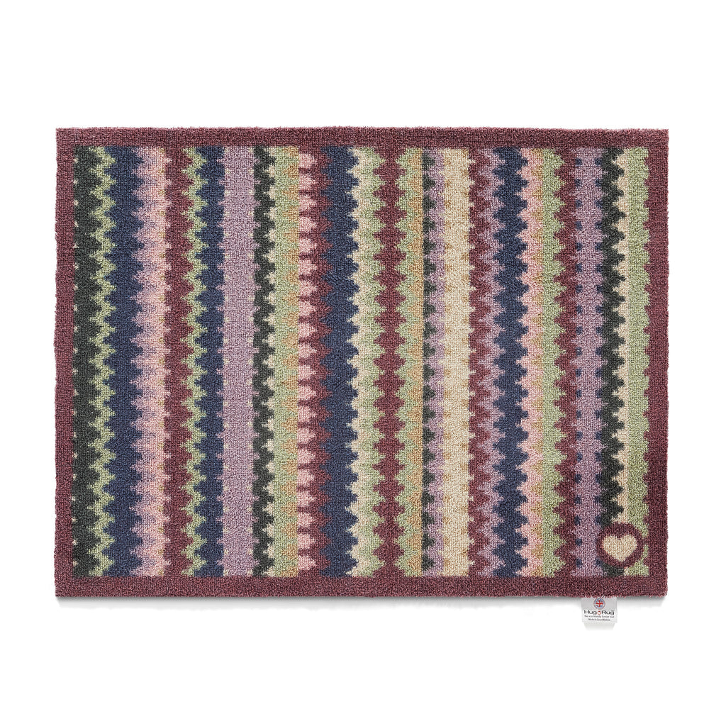Designer 25 Zigzag  Washable Doormat 1