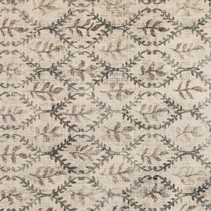 Hug Rug English Garden Washable Rug Pattern Close Up