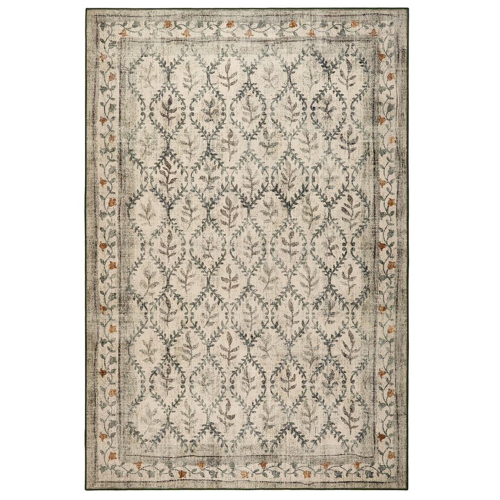 Hug Rug English Garden Washable Rug