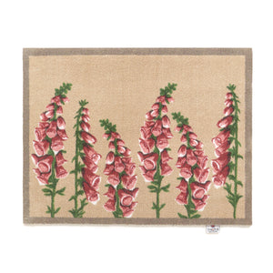 Floral 2 Hyacinths Beige Doormat 1