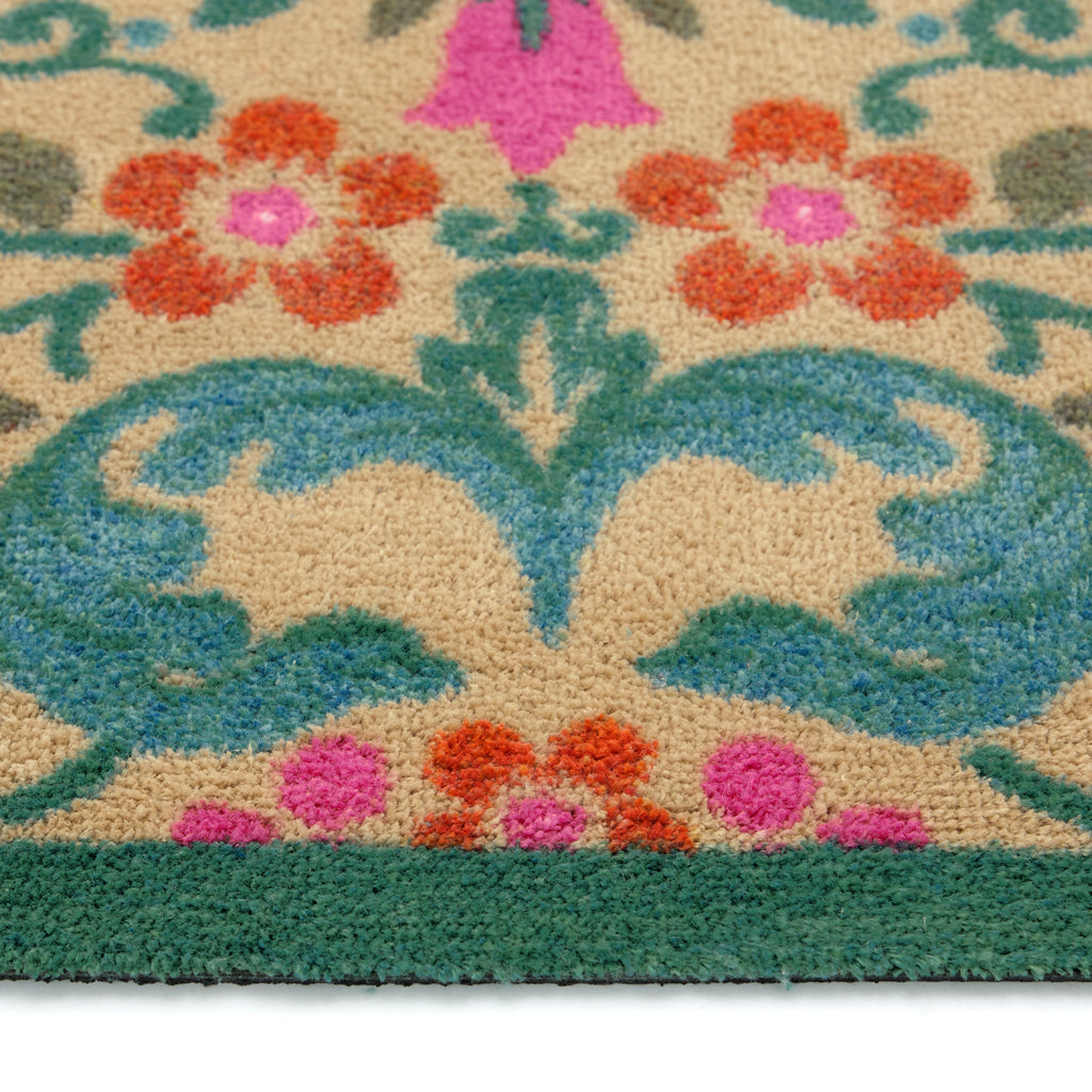 Folk Floral Washable Doormat 4