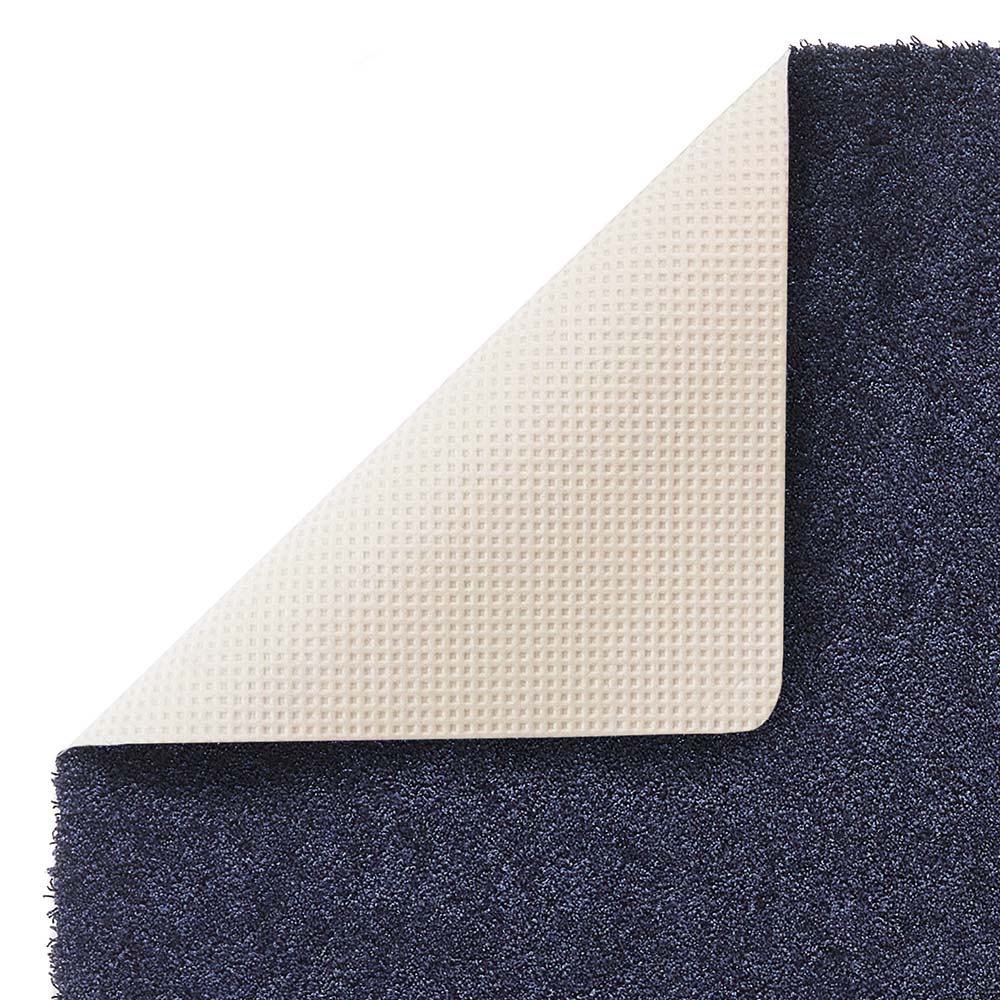 Sense French Navy Bath Mat- a bath mat made from recycled materials in a solid navy colour.