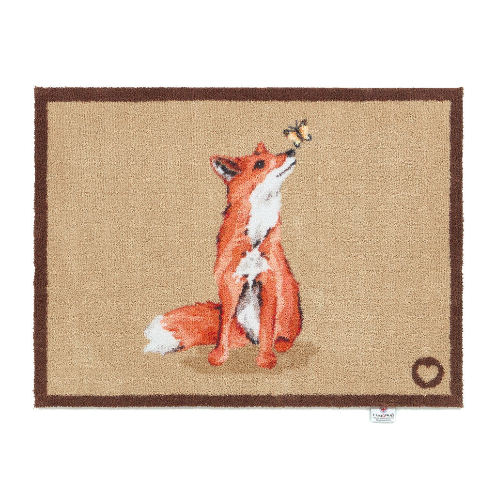 Ginger Fox Beige Washable Doormat 1