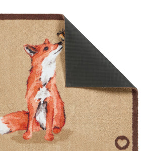 Ginger Fox Beige Washable Doormat 4