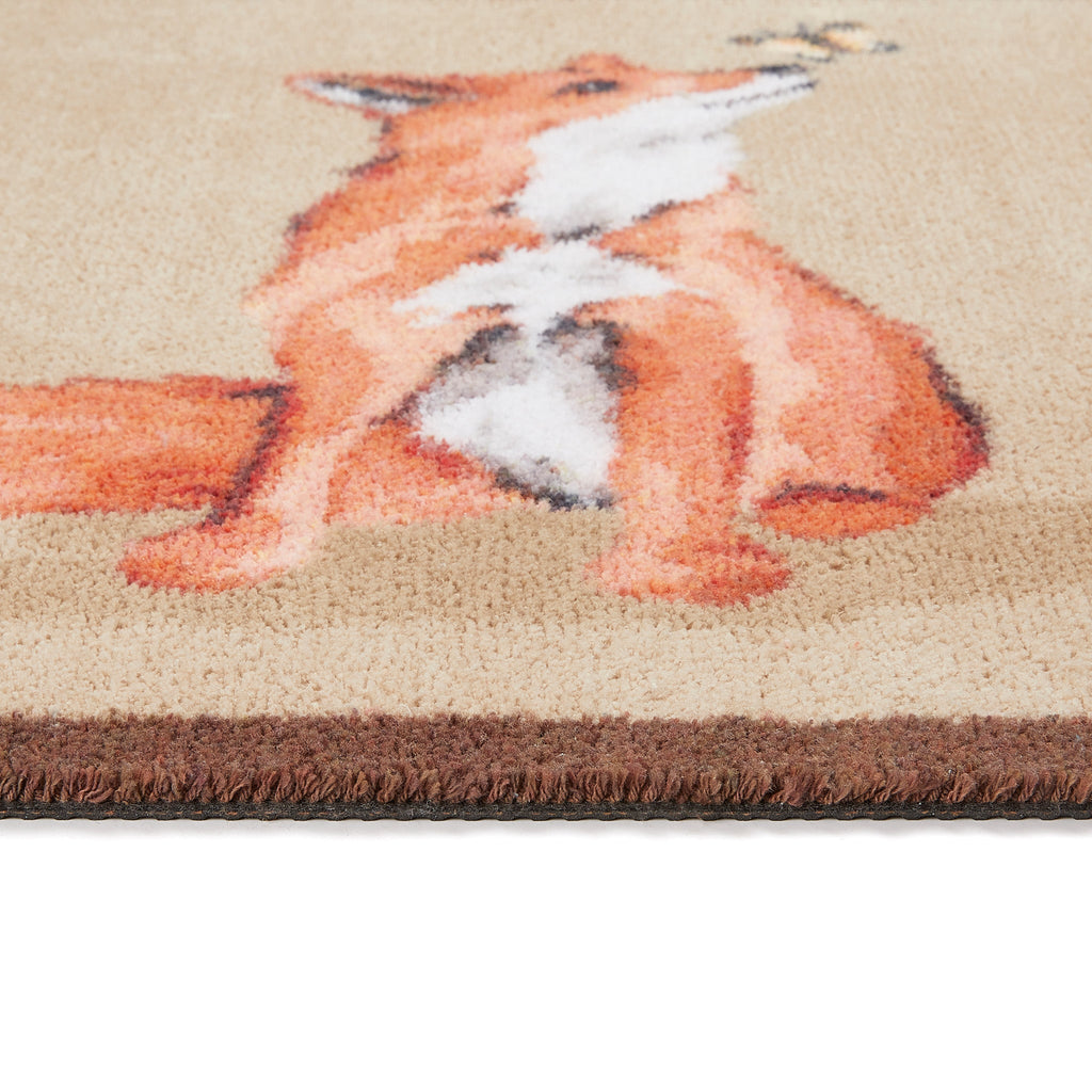 Ginger Fox Beige Washable Doormat 3