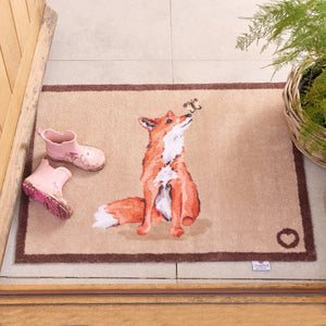 Ginger Fox Beige Washable Doormat 2