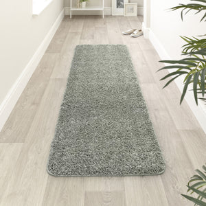 My Rug Green Fleck- a washable rug with green and white flecks.