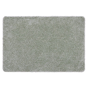 My Rug Green Fleck- a washable rug with green and white flecks.