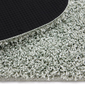 My Rug Green Fleck- a washable rug with green and white flecks.