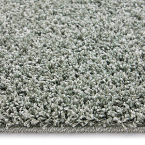 My Rug Green Fleck- a washable rug with green and white flecks.