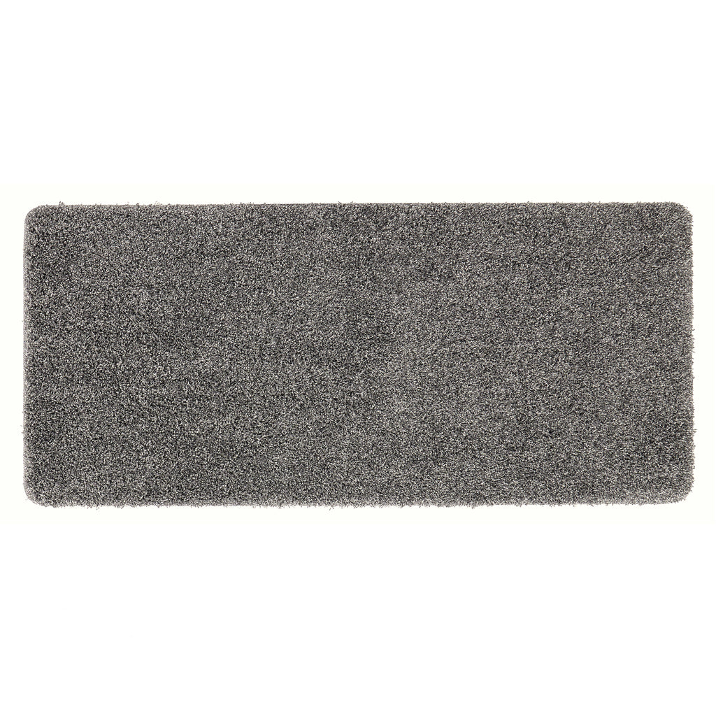 My Rug Grey Fleck- a washable rug with light and dark grey flecks.