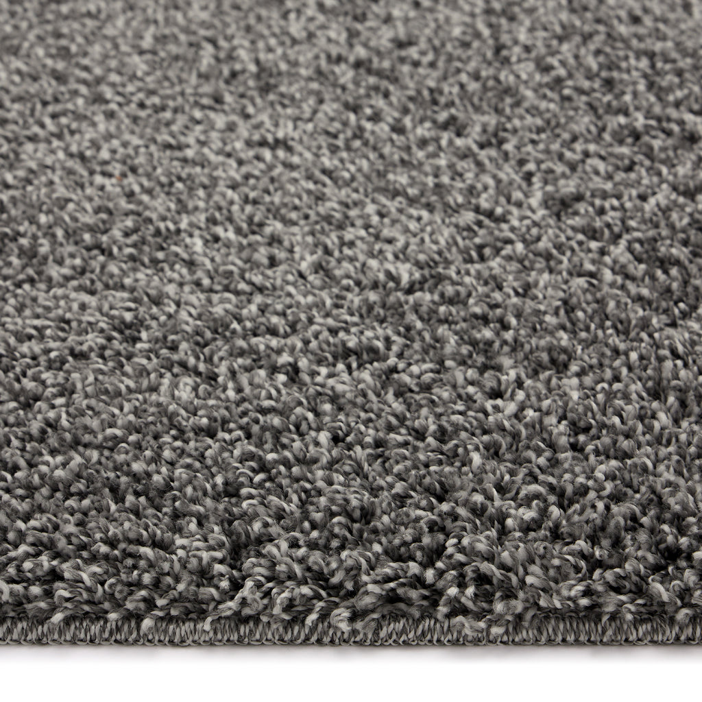 My Rug Grey Fleck- a washable rug with light and dark grey flecks.