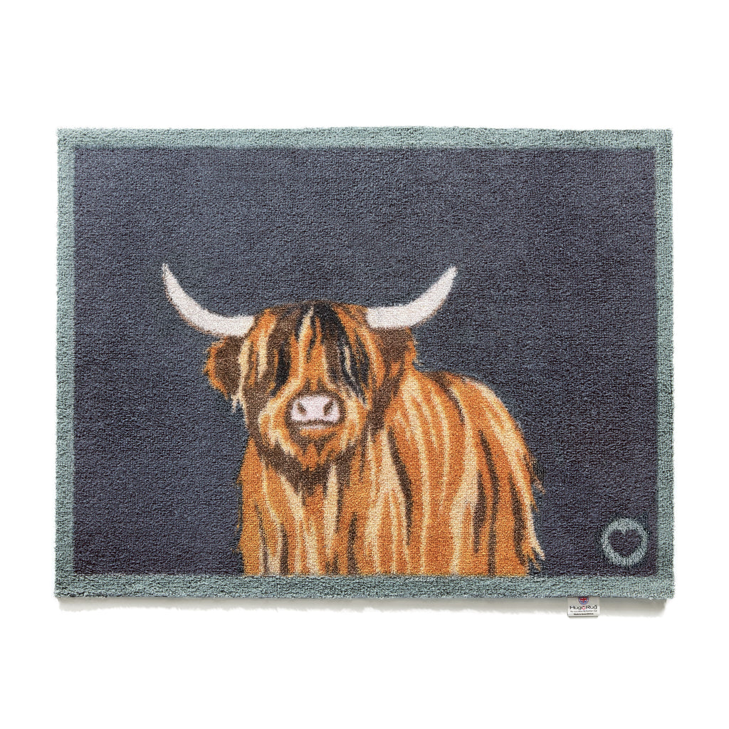 Highland Cow 1 Washable Doormat 1