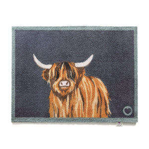Highland Cow 1 Washable Doormat 1
