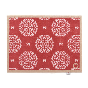 Home 37 Pink Floral Washable Doormat 1