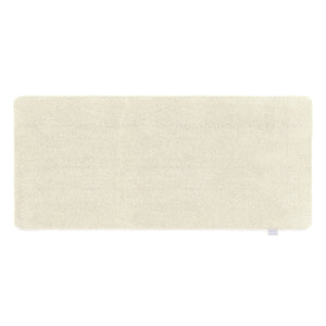 Pumice Stone Washable Runner- a 100% recycled polyester runner in a solid cream colour.