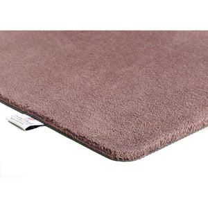 Sense Rose Washable Runner- 100% recycled polyester runner in a solid soft pink mauve tone.