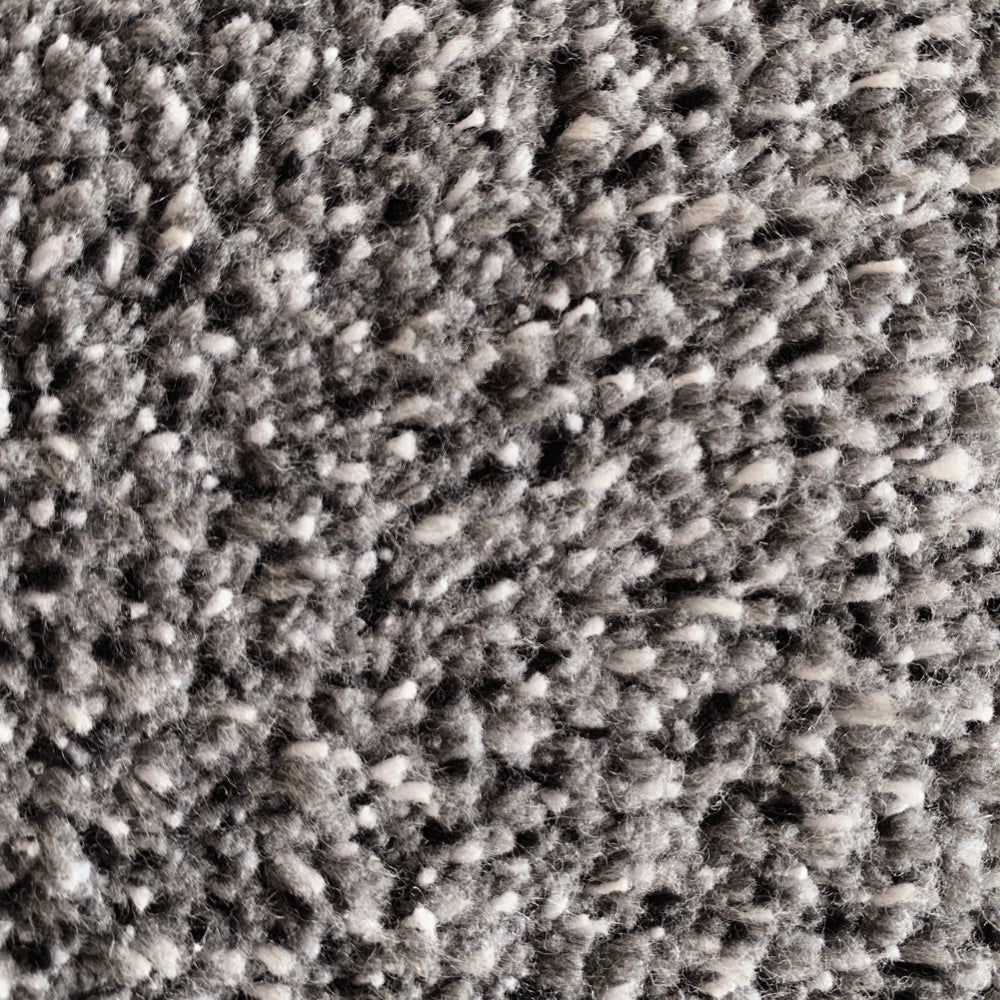 Plain Fleck Light Grey Runner- a 100% recycled material runner in a blend of mid grey, light grey, black, and white flecks.