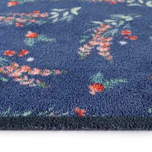 Meadow Deer Blue Washable Doormat 6