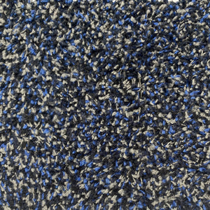 Plain Fleck Midnight Blue Runner in Blue- a 100% recycled cotton runner in a subtle fleck pattern of dark navy, blue, and grey