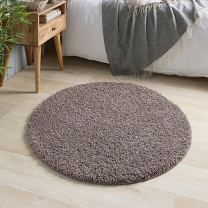 My Rug Mocha Fleck- a washable rug with white and light brown flecks.